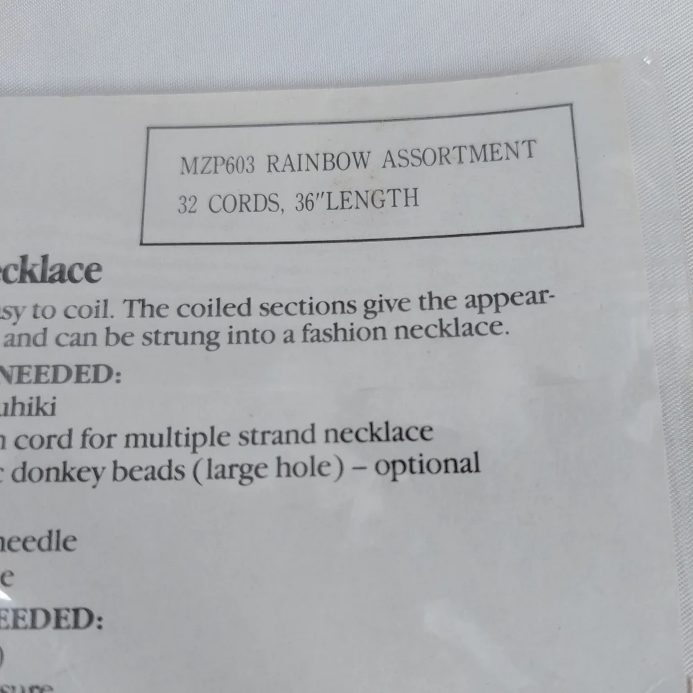 MIZUHIKI Colorful Paper Cord Rainbow Assortment Japan New - Picture 4 of 5